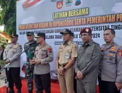 Sinergitas TNI Polri dan Pemprov Jateng Gelar Simulasi Pengamanan VIP Pemilu 2024