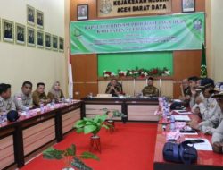 Rapat Koordinasi Program Jaksa Garda Desa Kabupaten Aceh Barat Daya Tahun 2023