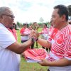 Sambut HUT ke-78 RI, Kemendagri Lakukan Gerakan Pembagian 10 Juta Bendera di Kota Sorong