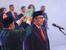 Slamet Eddy Purnomo Ucapkan Sumpah Jabatan Sebagai Anggota BPK RI