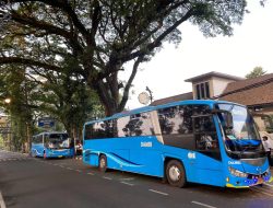 Dukung Program TJSL Safety Riding di Bandung, DAMRI Sediakan 5 Armada Bus