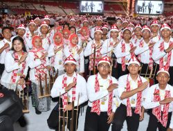 SMA Pradita Dirgantara Turut Pecahkan Rekor Dunia Angklung 2023