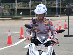 Dir Lantas Polda Papua Launching Sirkuit Uji Praktek SIM Roda Dua