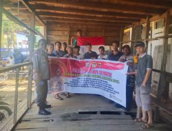 Dalam Rangka HUT RI Ke-78, Kapolsek Japut Ajak Warganya Pasang Bendera Merah Putih