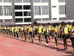 Wakapolda Papua Pimpin Olahraga Bersama Dalam Rangka Hari Jadi Polwan Ke-75 Tahun