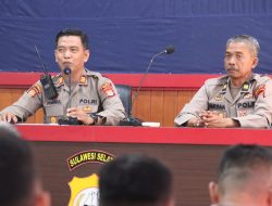 Awali Tugasnya Kasat Samapta Polres Gowa Kumpulkan Personilnya