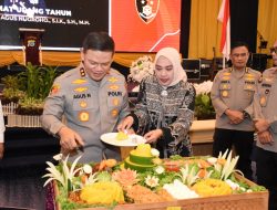 Surprise HUT ke-54 Irjen Agus Nugroho Warnai Rakernis Fungsi Reskrim Polda Sulteng