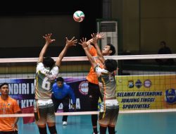 Menang Lawan Riau, Tim Putra Sulteng Selangkah Lagi Lolos 8 Besar Bola Voli Kapolri Cup 2023