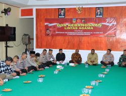 Polres Pegunungan Bintang Gelar Doa Kebangsaan Dalam Peringatan Kemerdekaan RI ke-78