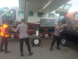 Pendistribusian Logistik Bansos Kapolri untuk Bantuan Kemanusiaan di Kabupaten Puncak terus Digencarkan