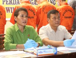Polda Papua Gelar Press Release Pengungkapan Kasus TPPO