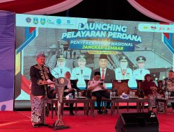 Tingkatkan Konektivitas, Ditjen Hubdat bersama Pemerintah Daerah Luncurkan Pelayaran Perdana Lintas Jangkar-Lembar