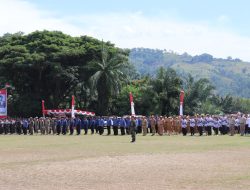 Wakapolresta Hadiri Upacara HUT Kemerdekaan RI Ke-78 Tingkat Kota Jayapura