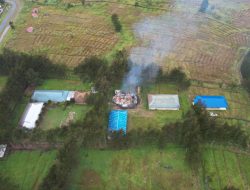 Bangunan Perpustakaan SMA N 1 Ilaga Hangus Terbakar Akibat Aksi Kelompok KKB, Situasi Wilayah Diawasi Ketat