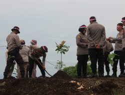 Komitmen Polda Papua dalam Pelestarian Lingkungan Melalui Penanaman Pohon Bersama