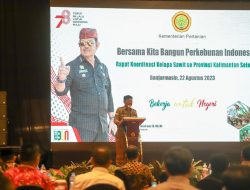 Mentan SYL Ajak Pelaku Perkebunan Akselerasi Program Peremajaan Hingga Hilirisasi Sawit di Kalsel