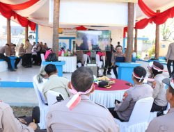 Melalui Zoom Meeting, Polres Gowa Bersama Polsek Jajaran Gelar Penanaman 2000 Pohon Serentak Bersama Kapolri