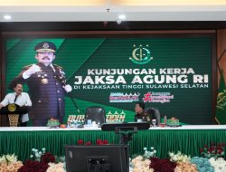 Kunjungan Kerja di Kejaksaan Tinggi Sulsel, ini Arahan Jaksa Agung ST Burhanuddin