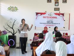 Sambut HUT Polwan ke-75, Polwan Polres Gowa Gelar Goes to School