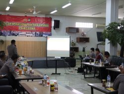 Wakapolres Gowa Pimpin Gelar Operasional dan Anev Kinerja Bulanan Serta Kesiapan Jelang Pengamanan Pemilukada 2024
