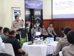 Polres Gowa Terima Kunjungan Tim Study Kelayakan Peningkatan Tipe Polres Gowa dari Tipe D Menjadi Tipe C