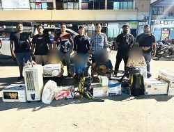 Tim Resmob Numbay Bekuk 4 Pelaku Curat