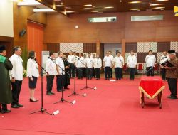 Menteri Basuki Lantik Empat Pejabat Tinggi Madya Kementerian PUPR