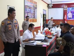 Kapolres Gowa Pantau Pendalaman Tim Studi Kelayakan Perencanaan Umum dan Anggaran Polri