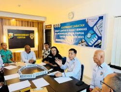 Tingkatkan SDM Personel Polri, Biro SDM Polda Papua Laksanakan Assesment Jabatan Kasat Lantas dan Kasat Binmas di Lingkungan Polda Papua