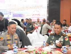 Kapolda Sulteng Sambut Hangat Kunjungan Pangdam XIII Merdeka di Polda Sulteng