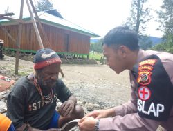 Pelayanan Kesehatan Keladi Sagu Polri Sentuh Masyarakat di Daerah Terpencil Papua Tengah