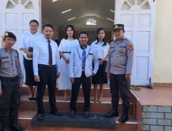 Amankan Ibadah Hari Minggu, Personel Polsek Tinggimoncong Jaga Setiap Gereja