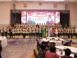 Perayaan Hut Polwan Republik Indonesia Ke-75, Polwan Polda Papua Siap Mendukung Pemilu Damai