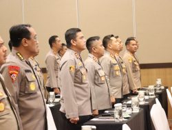 Kapolres Gowa Hadiri Kegiatan Taklimat Awal Audit Kinerja dari Itwasum Polri