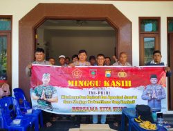 Polda Sulsel Gelar Minggu Kasih di Wilayah Bara-Barayya, Jemaat Apresiasi Polda Sulsel