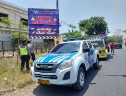 Sat Lantas Polres Gowa Meriahkan Ops Zebra Pallawa 2023 dengan Gebyar Spanduk dan Meme Himbauan Tertib Berlalu Lintas