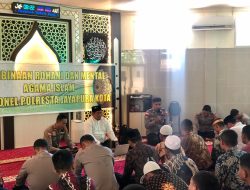 Polresta Rutin Gelar Giat Binrohtal, Pertebal Rasa Iman Dukung Pelaksanaan Tugas