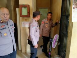 Cek Pelayanan SPKT dan Ruang Tahanan Wakapolres Gowa Tekankan Hal ini