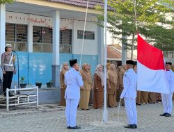 Gelar Police Goes To School, Kasatlantas Polres Gowa Sampaikan Hal Penting ini Dihadapan Para Pelajar SMAN 19
