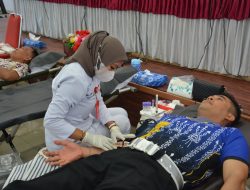 Sambut Hari Lalu Lintas ke-68, Dit Lantas Polda Papua Gelar Donor Darah