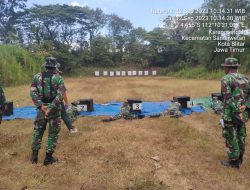 Tingkatkan Kemampuan Menembak, Kodim 0808/Blitar Gelar Latbakjatri Triwulan III TA. 2023
