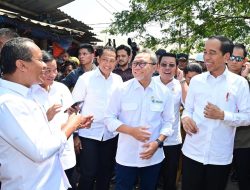 Tinjau Pasar Kranggot, Presiden Jokowi: Harga Bahan Pangan Sangat Baik