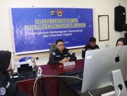 Bidhumas Polda Sulteng Gelar Pelatihan Kemampuan Komunikasi dan Interaksi Digital