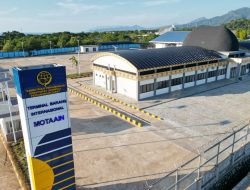 Peringati HARHUBNAS 2023, Dirjen HUBDAT Resmikan Terminal Barang Internasional Motaain