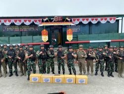 Beri Dukungan Moril Prajurit, Pangdam XII/Tpr Masuk Wilayah Zona Merah di Papua Tengah