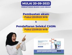 86,65% Instansi Selesai Verval Formasi Seleksi CASN 2023