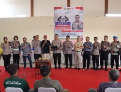 Meriahkan Hari Ulang Tahun Lalulintas yang ke-68, Kapolres Gowa Resmi Buka Turnamen Catur