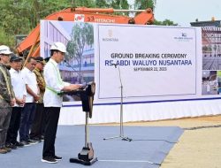 Presiden Jokowi Groundbreaking Pembangunan Rumah Sakit Pertama di IKN