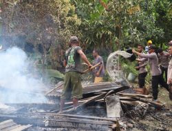 Kebakaran Menghanguskan 8 Rumah di Kampung Warari, Distrik Yapen Selatan