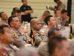 Kapolda dan Pejabat Utama Polda Papua Hadiri Rakor Kesiapan Operasi Mantab Brata 2023-2024